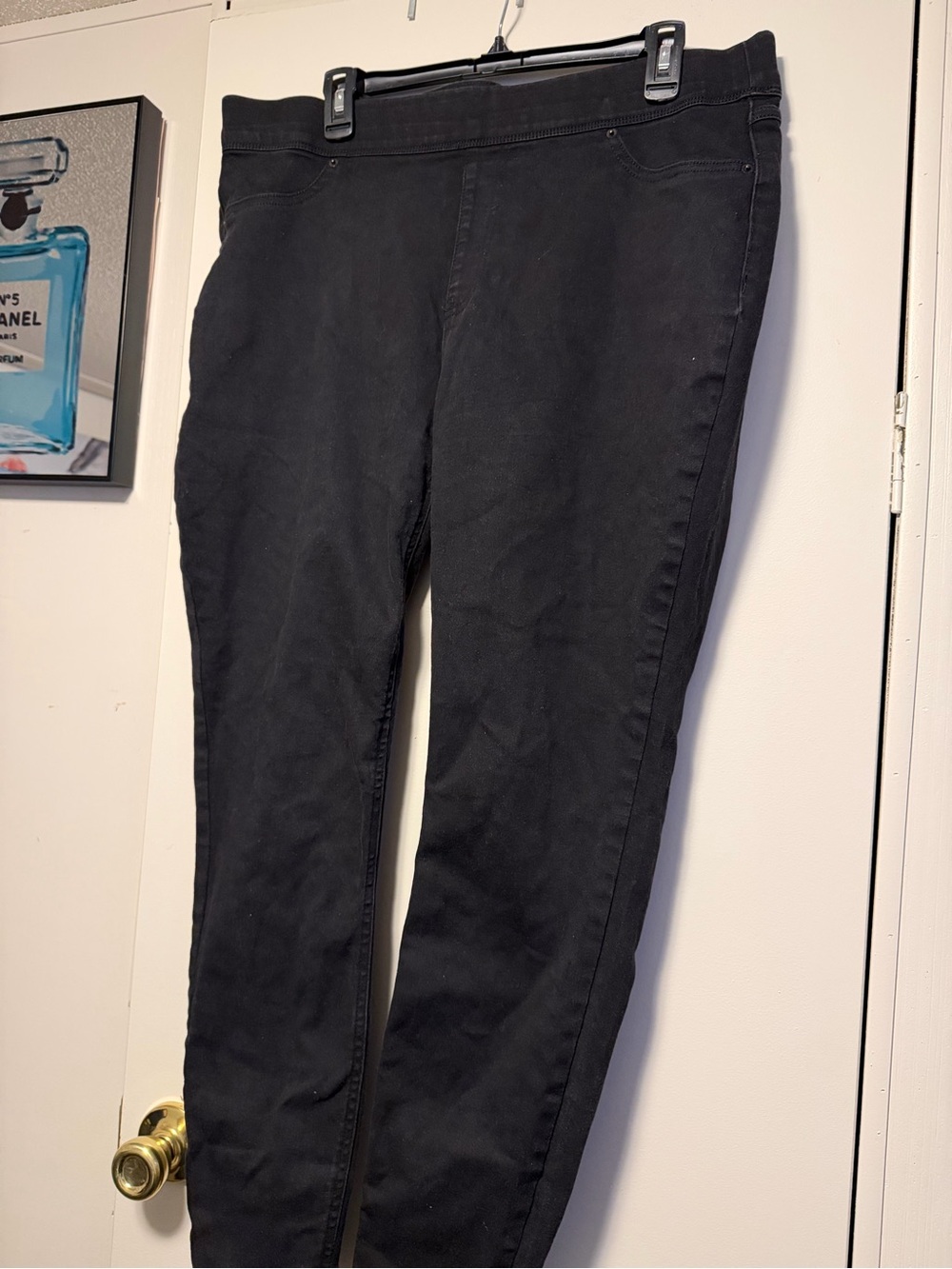 Terra & Sky Black Women's Jeans- Slim Stretch Fit